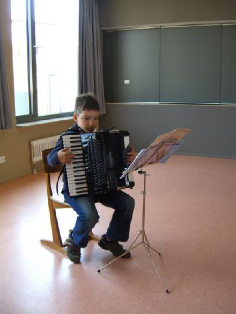 Akkordeon-Unterricht in der Eintrachthalle