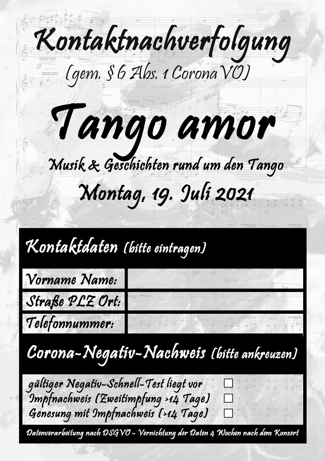 kontaktnachverfolgung tango amor